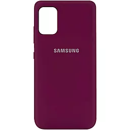 Чехол Epik Silicone Cover My Color Full Protective (A) Samsung M317 Galaxy M31s  Marsala