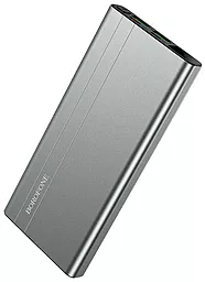 Повербанк Borofone BT34 Velocity 10000mAh Metal Gray