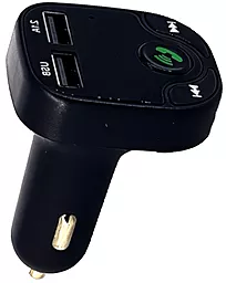 Автомобільний зарядний пристрій з FM трансмітером Allison ALS-A22 10.5 2xUSB-A Black