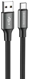 Кабель Borofone BX82 Bountiful USB-A - Type-C 15w 3a 1м cable Black - фото Кабель Borofone BX82 Bountiful USB-A - Type-C 15w 3a 1м cable Black