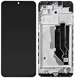 Дисплей ZTE Blade 20 Smart (V1050) с тачскрином и рамкой, оригинал, Black - фото Дисплей ZTE Blade 20 Smart (V1050) с тачскрином и рамкой, оригинал, Black
