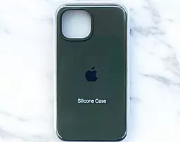 Чохол Silicone Case Full для Apple iPhone 15 Pro Max Forest green - мініатюра 2 Чохол Silicone Case Full для Apple iPhone 15 Pro Max Forest green - мініатюра 2