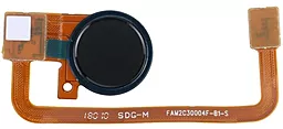 Шлейф Sony Xperia XA2 H4113 / H4112 / H4133 / H3113 / H3123 / H3133 / H4213 / H4233 зі сканером відбитку пальця, Original Black