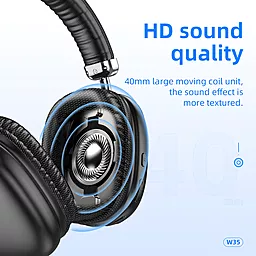 Навушники Hoco W35 wireless headphones silver - мініатюра 6