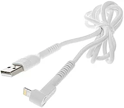 Кабель USB XO NB100 Lightning L-Type Cable White - миниатюра 2