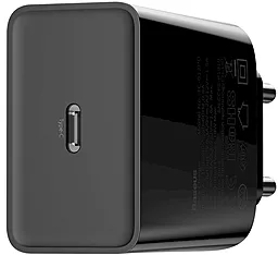 Сетевое зарядное устройство с быстрой зарядкой Baseus Speed Mini 18w PD USB-C home charger black (CCFS-X01) - фото Сетевое зарядное устройство с быстрой зарядкой Baseus Speed Mini 18w PD USB-C home charger black (CCFS-X01)