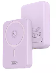 Повербанк XO PR231 Magnetic 10000 mAh 15W Wireless Charging + 20W PD Purple - фото Повербанк XO PR231 Magnetic 10000 mAh 15W Wireless Charging + 20W PD Purple