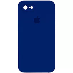 Чехол Silicone Case Full Camera Square для Apple iPhone 6, iPhone 6s Deep Navy