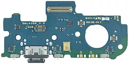 Нижняя плата Samsung Galaxy A35 A356 с разъемом зарядки и микрофоном, Original - снят с телефона - фото Нижняя плата Samsung Galaxy A35 A356 с разъемом зарядки и микрофоном, Original - снят с телефона