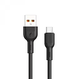 Кабель SkyDolphin S03T USB-A - Type-C 12w 2.4a 1м cable Black (USB-000418)