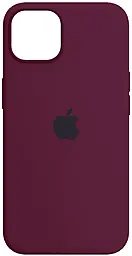 {"ru": "Чехол", "uk": "Чохол"} Silicone Case Full для Apple iPhone 15 Marsala