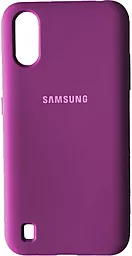 Чехол 1TOUCH Silicone Case Full Samsung A015 Galaxy A01 Grape