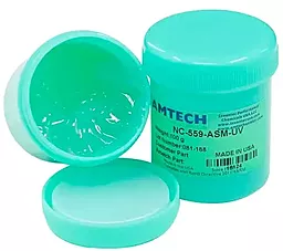 Флюс паста Amtech NC-559-ASM-UV 100 г в пластиковой емкости - фото Флюс паста Amtech NC-559-ASM-UV 100 г в пластиковой емкости