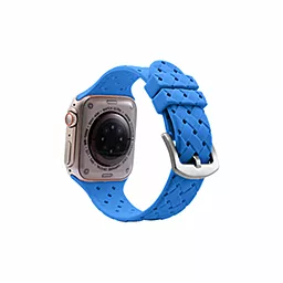 Змінний ремінець для розумного годинника Apple Watch Grid Weave 38/40/41mm Light Blue