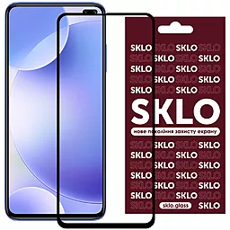 Защитное стекло SKLO 3D Full Glue Xiaomi Redmi K30 Black