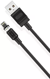 Кабель XO NB187 Magnetic USB-A - Lightning 10.5w 1м cable Black