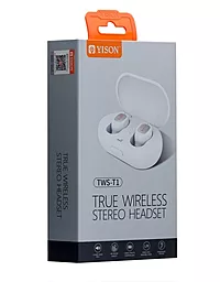 Навушники Yison TWS-T1 White - мініатюра 2