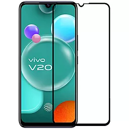 Защитное стекло PowerPlant Full screen для Vivo V20 Black (GL609451)