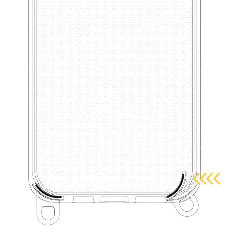 Чехол Epik Clear Case with Strap для Apple iPhone 12 Pro Max Light Pink - фото 5