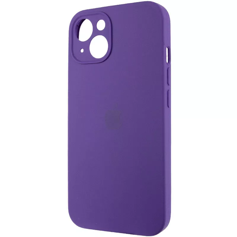 Чехол Silicone Case Full Camera for Apple iPhone 14 Amethyst - фото 3