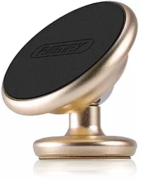 Держатель магнитный Remax Metal Holder RM-C29 Gold - фото Держатель магнитный Remax Metal Holder RM-C29 Gold