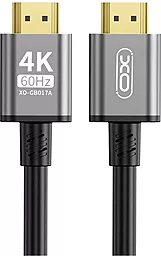 Видеокабель GB017A HDMI v2.0 4k 60hz 3m tranish XO