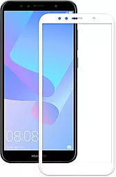 Защитное стекло Mocolo 2.5D Full Cover Tempered Glass Huawei Y6 Prime 2018 White