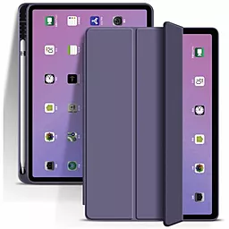 Чехол для планшета BeCover Soft TPU с креплением Apple Pencil для Apple iPad mini 6 2021 Purple (706759) - фото Чехол для планшета BeCover Soft TPU с креплением Apple Pencil для Apple iPad mini 6 2021 Purple (706759)