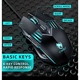 Компьютерная мышка TWolf G560 Black - миниатюра 5 Компьютерная мышка TWolf G560 Black - миниатюра 5