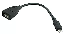 OTG-переходник USB A - microUSB 0.2м Black - фото OTG-переходник USB A - microUSB 0.2м Black