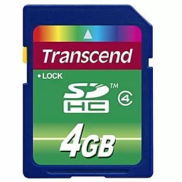 Карта памяти Transcend SDHC 4GB Class 4 (TS4GSDHC4) - фото Карта памяти Transcend SDHC 4GB Class 4 (TS4GSDHC4)