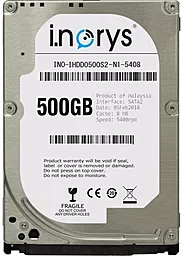 Жесткий диск для ноутбука i.norys 500 GB 2.5 (INO-IHDD0500S2-N1-5408)