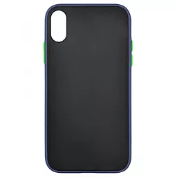 Чохол 1TOUCH Gingle Matte Apple iPhone XS Max Blue/Green