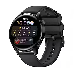 Смарт-годинник Huawei Watch GT 3 42mm Black (55027152) - фото Смарт-годинник Huawei Watch GT 3 42mm Black (55027152)