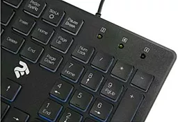 Клавиатура 2E KS 105 Slim USB (2E-KS105UB) Black - миниатюра 3