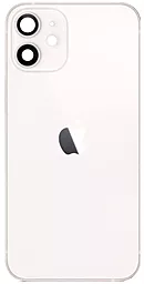 Задняя крышка корпуса Apple iPhone 12  со стеклом камеры Original White