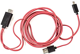 Видеокабель PowerPlant micro USB - HDMI + USB, 2.0m, (MHL), Blister (CA910861) - миниатюра 2
