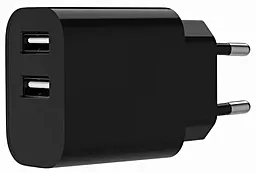 Сетевое зарядное устройство Gembird 2.4a 2xUSB-A ports charger black (TA-UC-2A12-01-BK) - фото Сетевое зарядное устройство Gembird 2.4a 2xUSB-A ports charger black (TA-UC-2A12-01-BK)
