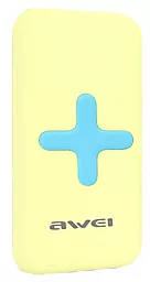 Повербанк Awei P98k 7000mAh Yellow - фото Повербанк Awei P98k 7000mAh Yellow