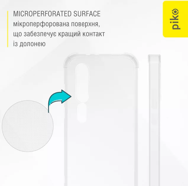 Чехол  Piko Shockproof для Xiaomi Mi 10 Pro Transparent - фото 5