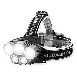 Налобный фонарик Bailong Police SL85-3XPE+2COB (White+Red) (аккумуляторный)