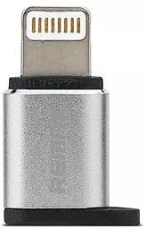 Адаптер-переходник Remax Micro USB - Lightning Apple Adapter Silver (RA-USB2)