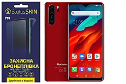Защитная пленка StatusSKIN Pro Blackview A80 Pro Clear - фото Защитная пленка StatusSKIN Pro Blackview A80 Pro Clear