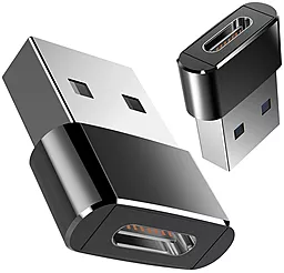 Адаптер-переходник EasyLife M-F USB-A -> USB Type-C Black