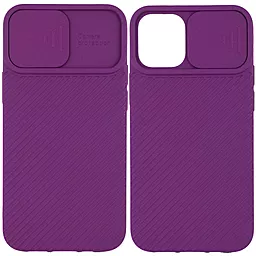 Чехол Epik Camshield Square Apple iPhone 12 Pro Max Purple