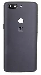 Задняя крышка корпуса OnePlus 5T (A5010) Original Black - фото Задняя крышка корпуса OnePlus 5T (A5010) Original Black