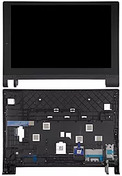 Дисплей для планшета Lenovo Yoga Tablet 3 X50 (YT3-X50M, YT3-X50F, YT3-X50L, синий шлейф) с тачскрином и рамкой, оригинал, Black