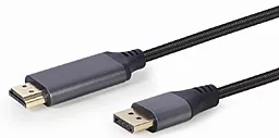 Видеокабель Cablexpert DisplayPort - HDMI 1.8м Black (CC-DP-HDMI-4K-6)