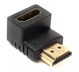 Видео переходник (адаптер) PowerPlant HDMI AF - HDMI AM, нижний угол (KD00AS1303) - миниатюра 3