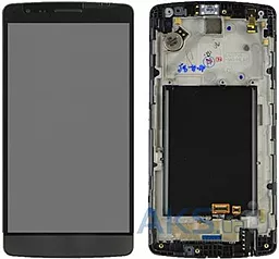 Дисплей LG G3s (D722, D722K, D724, D725, D728, F470K) с тачскрином и рамкой, Black - фото Дисплей LG G3s (D722, D722K, D724, D725, D728, F470K) с тачскрином и рамкой, Black